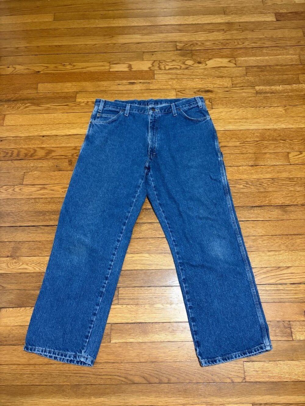 Dickies Men's Carpenter Jeans Size 38x30 Blue Cotton Denim Workwear Skater